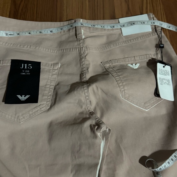 Emporio Armani NWT Light Dusty Pink Chino Dress Pants Preppy Designer Luxury - Picture 4 of 14